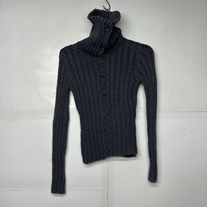 American Eagle Women’s Chunky Knit Cardigan Sweater Button Front Size Small